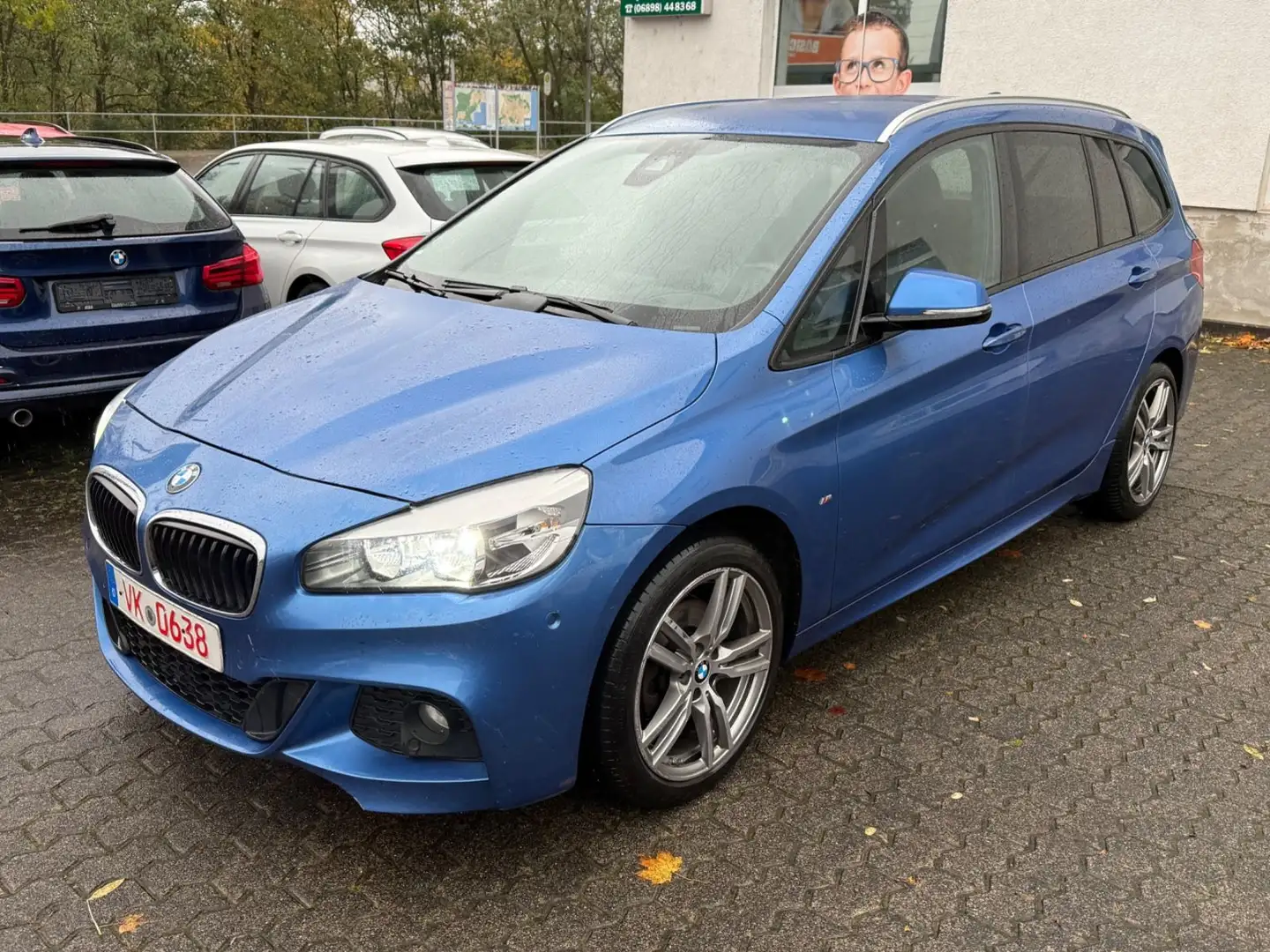 BMW 218 d Gran Tourer M Sport Automatik AHK Navi Head Blau - 1