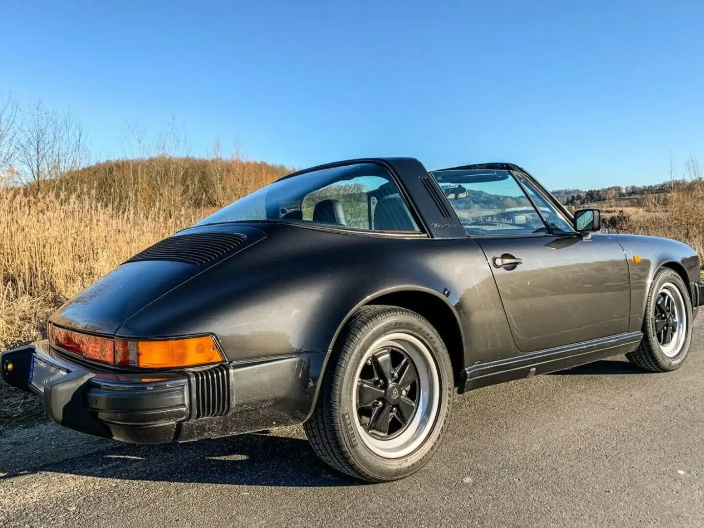 Porsche 911 911 Carrera 3,2 l Targa, 231 PS, dt. EZ, Top, Kult Schwarz - 1