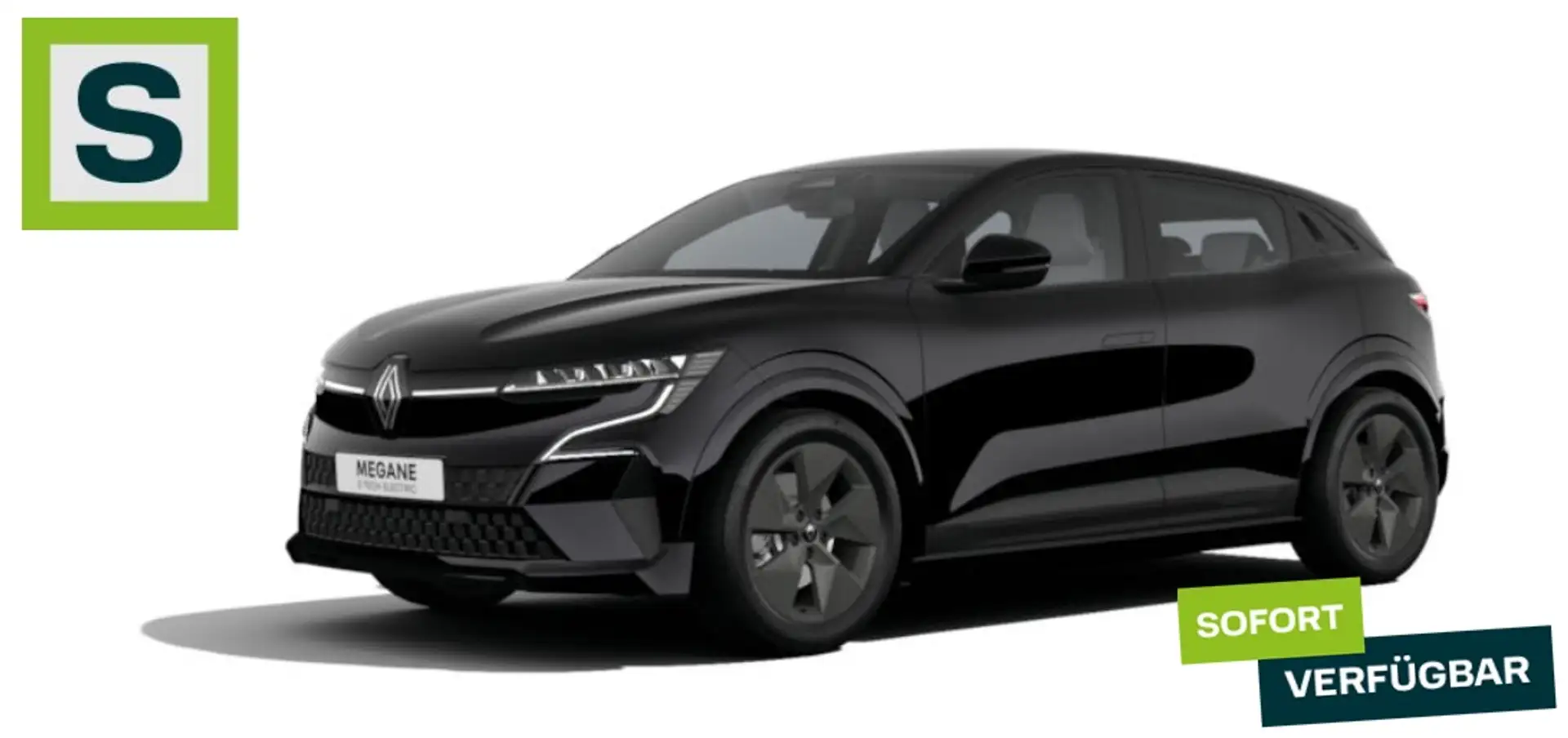 Renault Megane MEGANE E-Tech Electric Evolution 130 PS comfort ra Zwart - 1