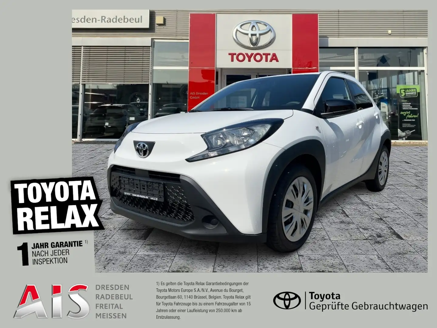 Toyota Aygo X 1.0 Business Edition KAM*DAB*SHZ*ACC Weiß - 1