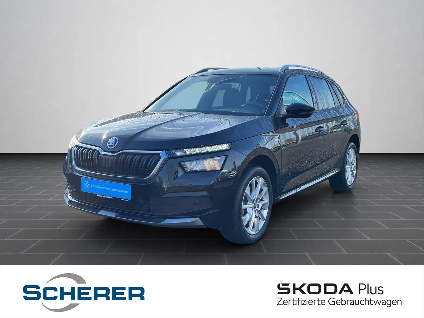 Skoda Kamiq 1.5 TSI DSG Tour LED+Pano+Navi+PDC+GRA+Cli Schwarz - 1