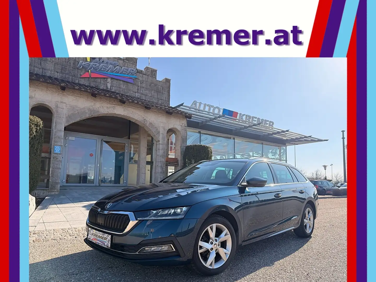 Skoda Octavia Combi 2,0 TDI Style DSG/ACC/SHA/TWA/RFK/MATRIX-... Blau - 1