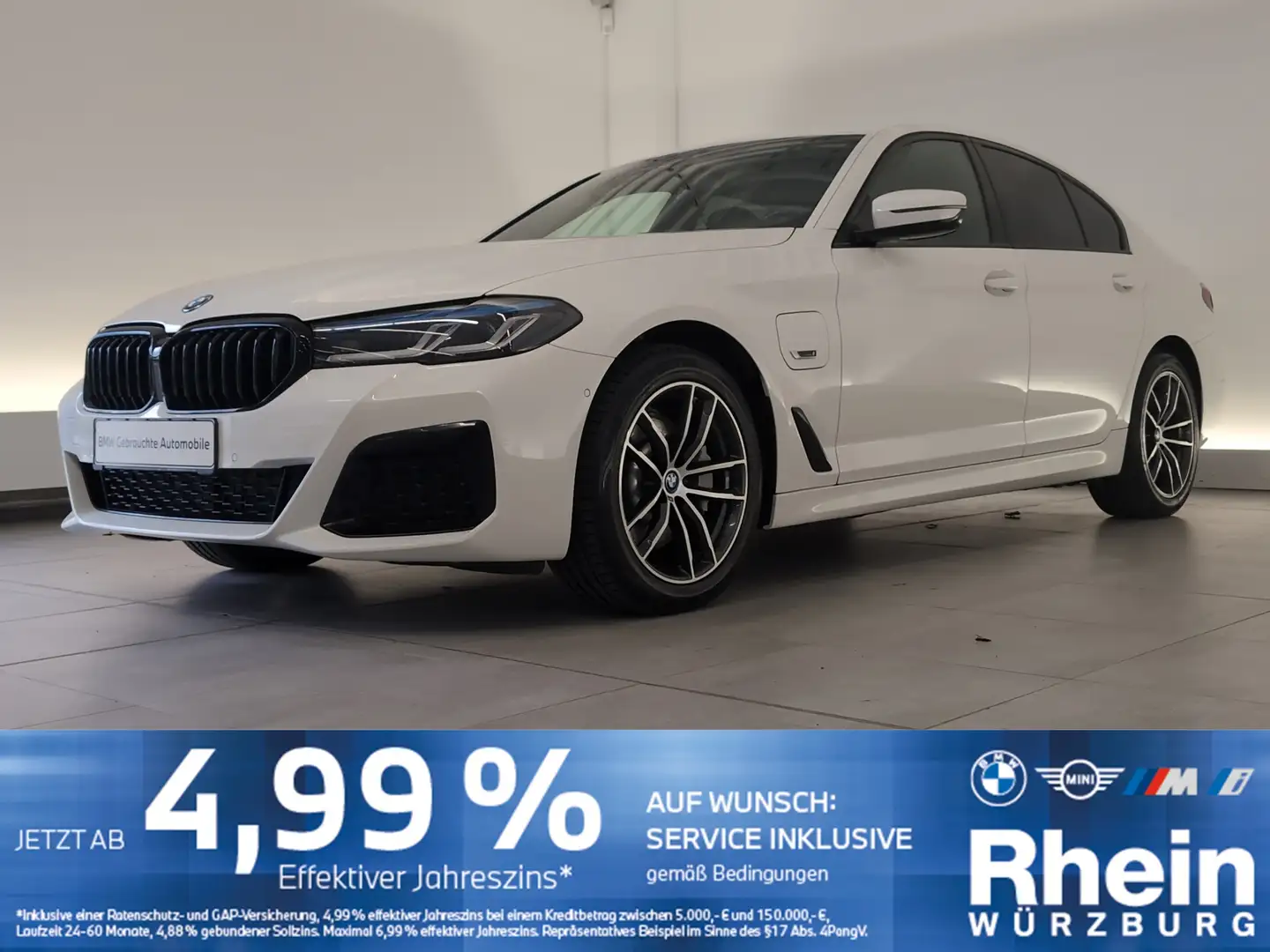 BMW 520 e Limousine M Sportpaket DAB/SHZ/PDC DAB/SHZ/PDC Blanc - 1