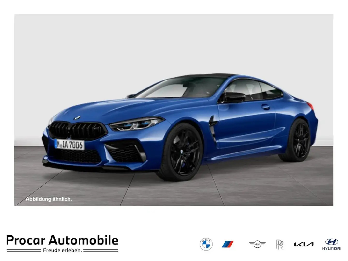 BMW M8 Coupé Competition M Sport HUD NAVI LED Laser Blau - 1