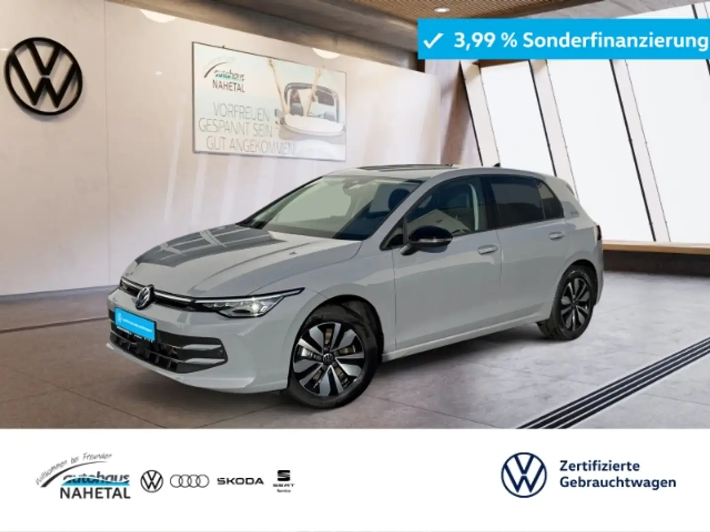 Volkswagen Golf 1.5TSI DSG Goal LED+ NAVI AHK REAR VIEW ACC TRAVEL Grau - 1