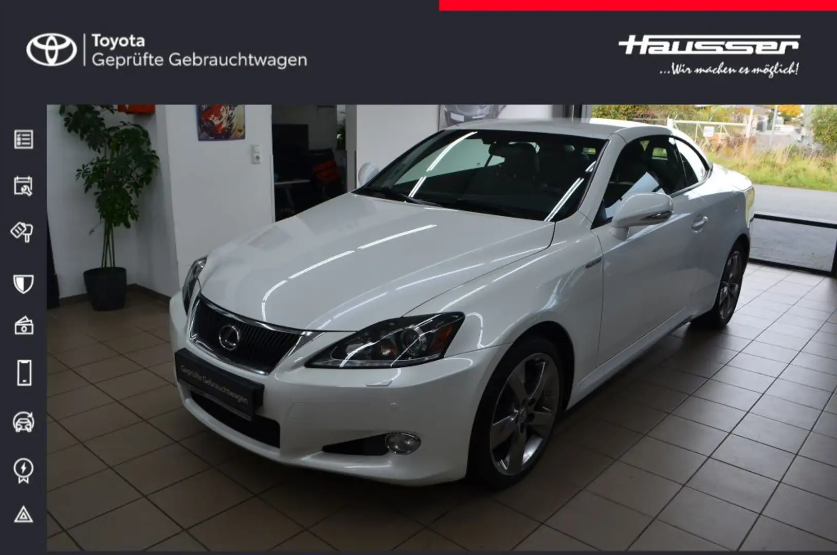 Lexus IS 250 Cabriolet Luxury Line*Voll*belüftete Sitze* Weiß - 1