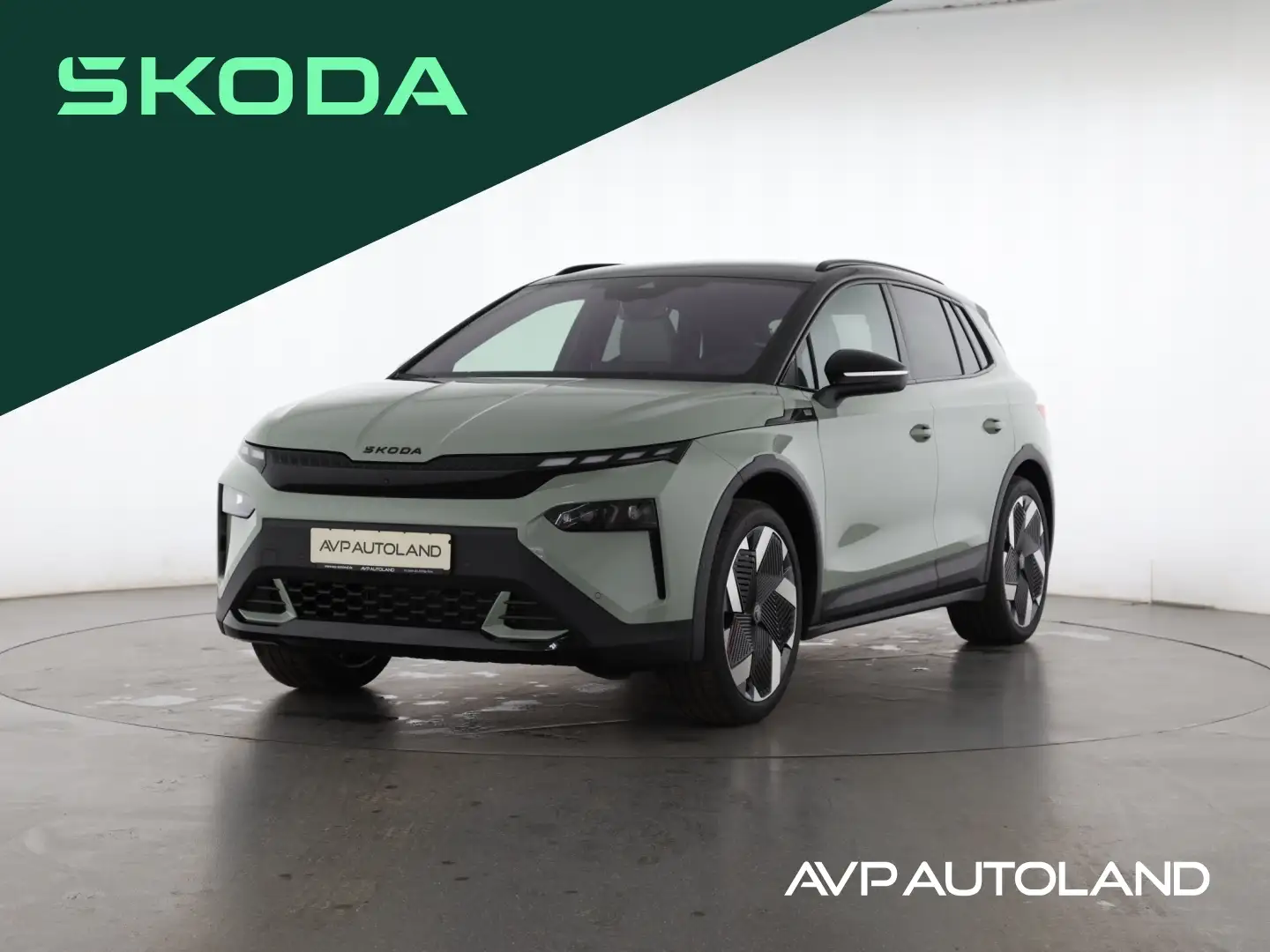 Skoda Elroq 85 FIRST EDITION | AHK | ACC | NAVI | Zelená - 1