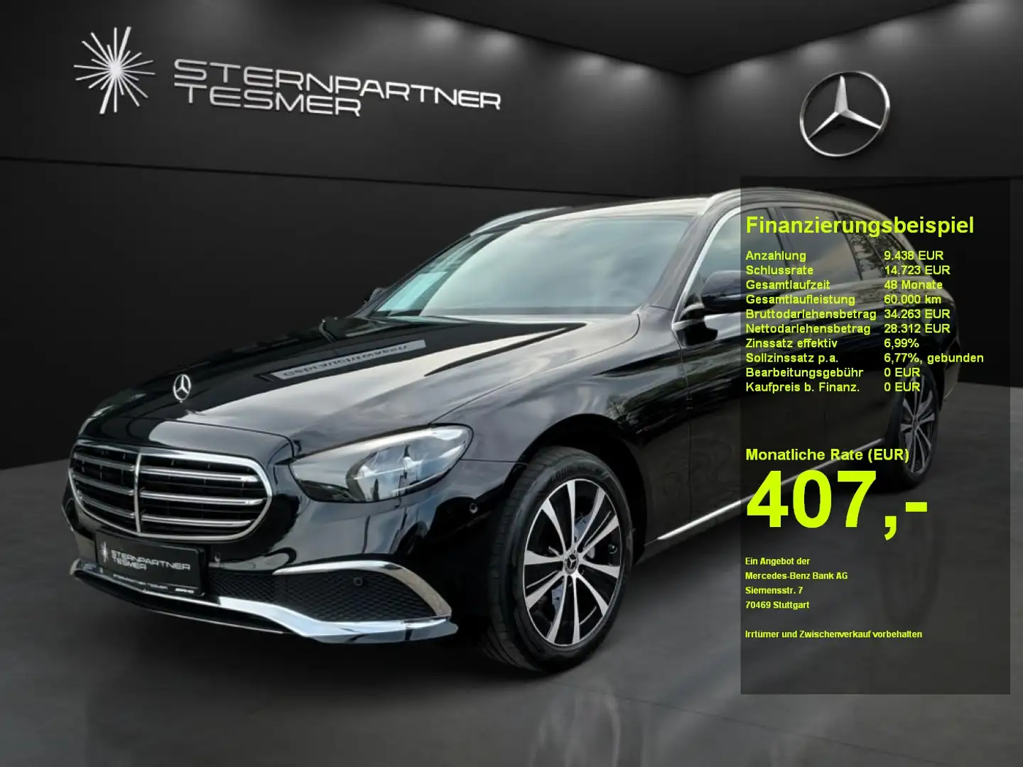 Mercedes-Benz E 200 T Exclusive Burmester LED Kamera Negro - 1