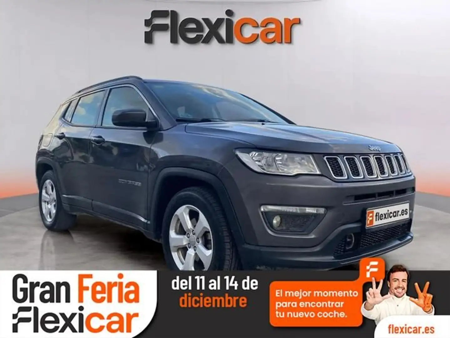 Jeep Compass 1.6 Mjt Limited 4x2 Gris - 1