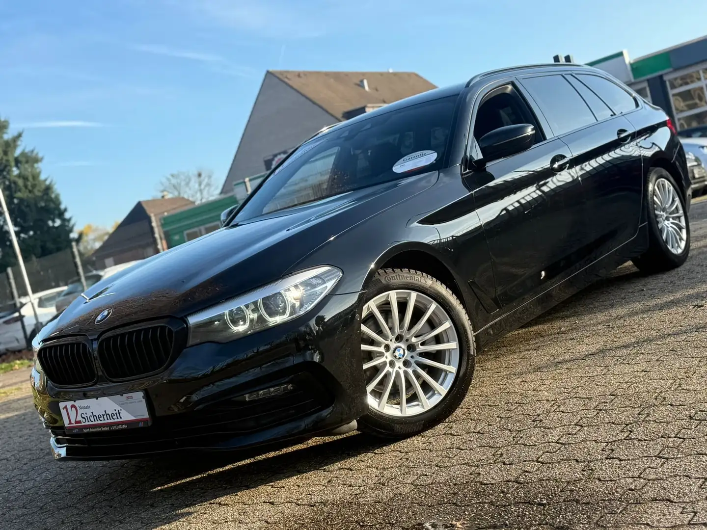 BMW 520 520 d Sport Line MILDHYBRID VCOCK/NAVI/LEDER/KAMER Zwart - 1