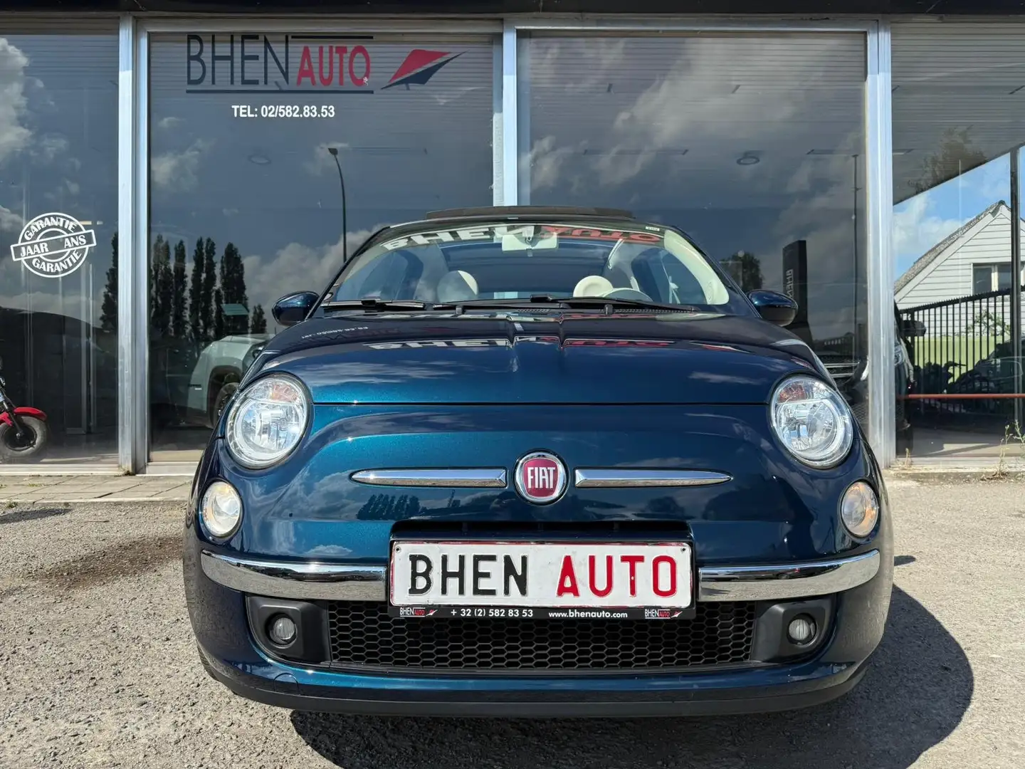 Fiat 500C 500C 1.2i/CABRIO/PARCTRONIC/AIRCO/CARNET/GARANTIE Bleu - 2