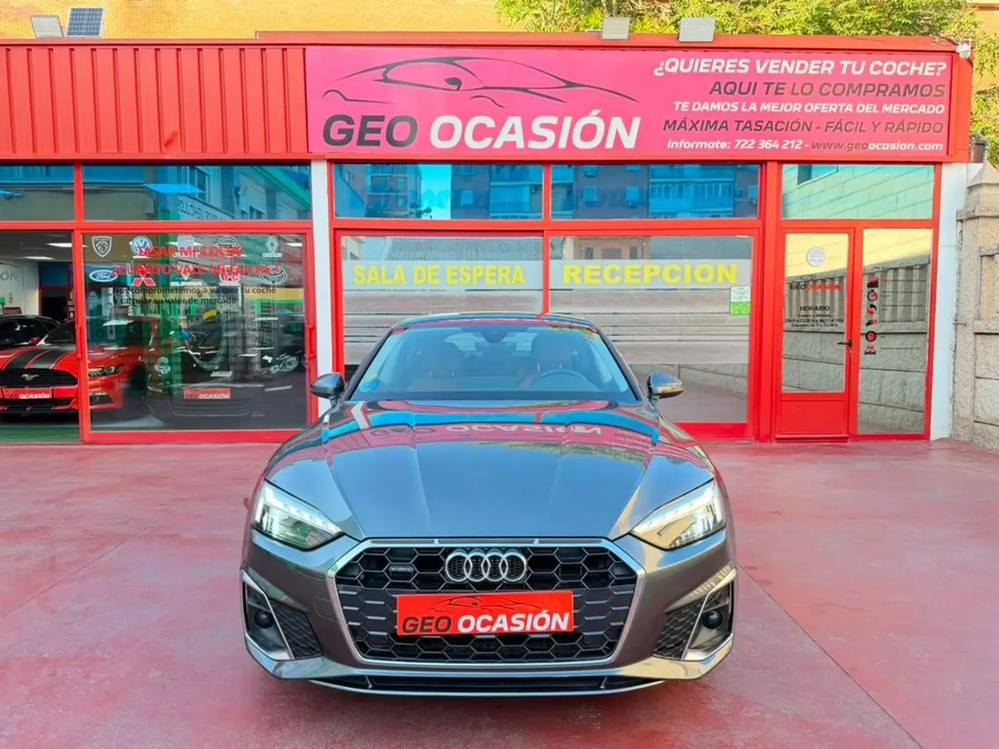 Audi A5 Sportback 35 TDI Black line S tronic Gris - 2