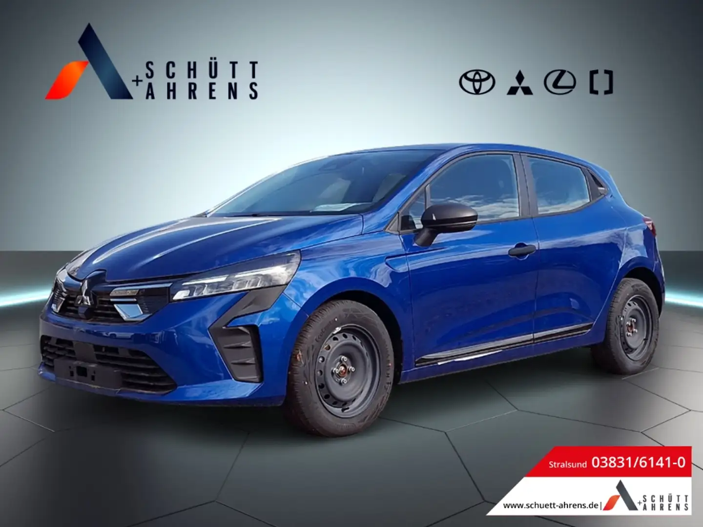 Mitsubishi Colt Basis 1.0 EU6d Berganfahrassistent, Bluetooth, Tem Blau - 1