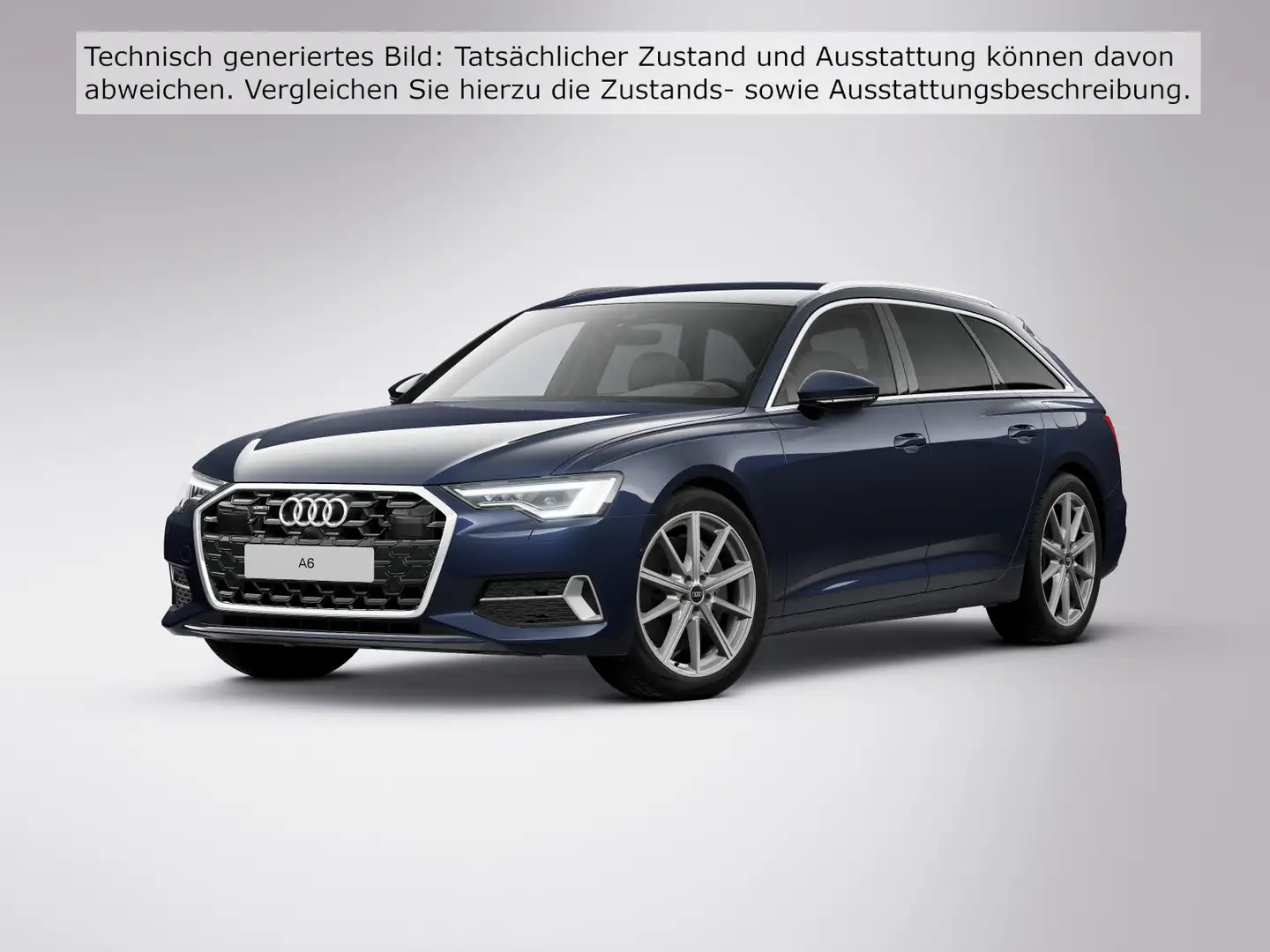 Audi A6 50 TFSIe Q ADVANCED LM20 LEDER MATRIX 3 Blau - 2