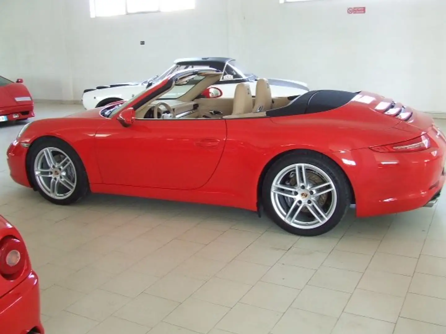Porsche 991 cabrio  cambio manuale Rojo - 1