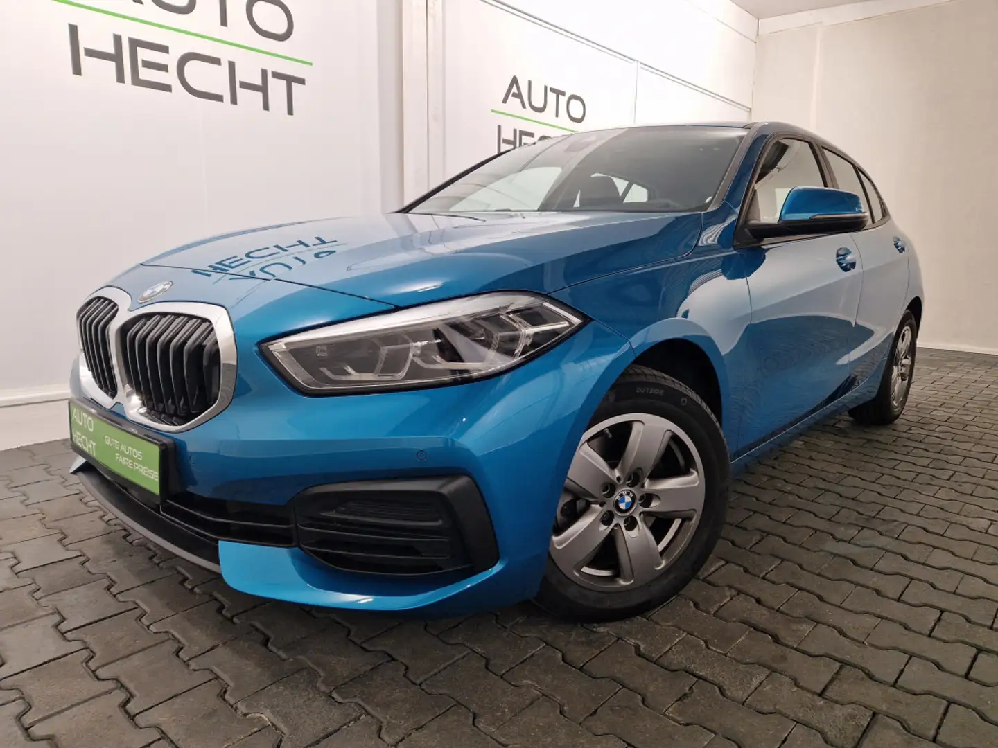 BMW 118 i Advantage, Head-up, Live Cockpit Bleu - 1