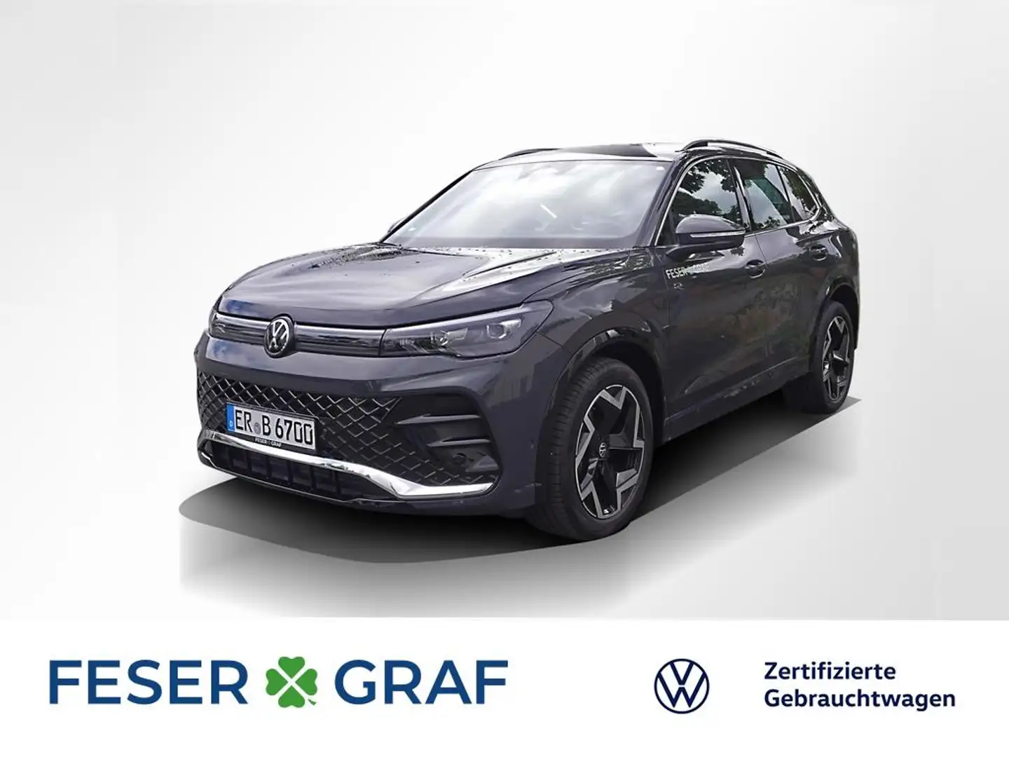 Volkswagen Tiguan 1.5 eTSI R-Line DSG ACC App-Connect RüKa Gris - 1