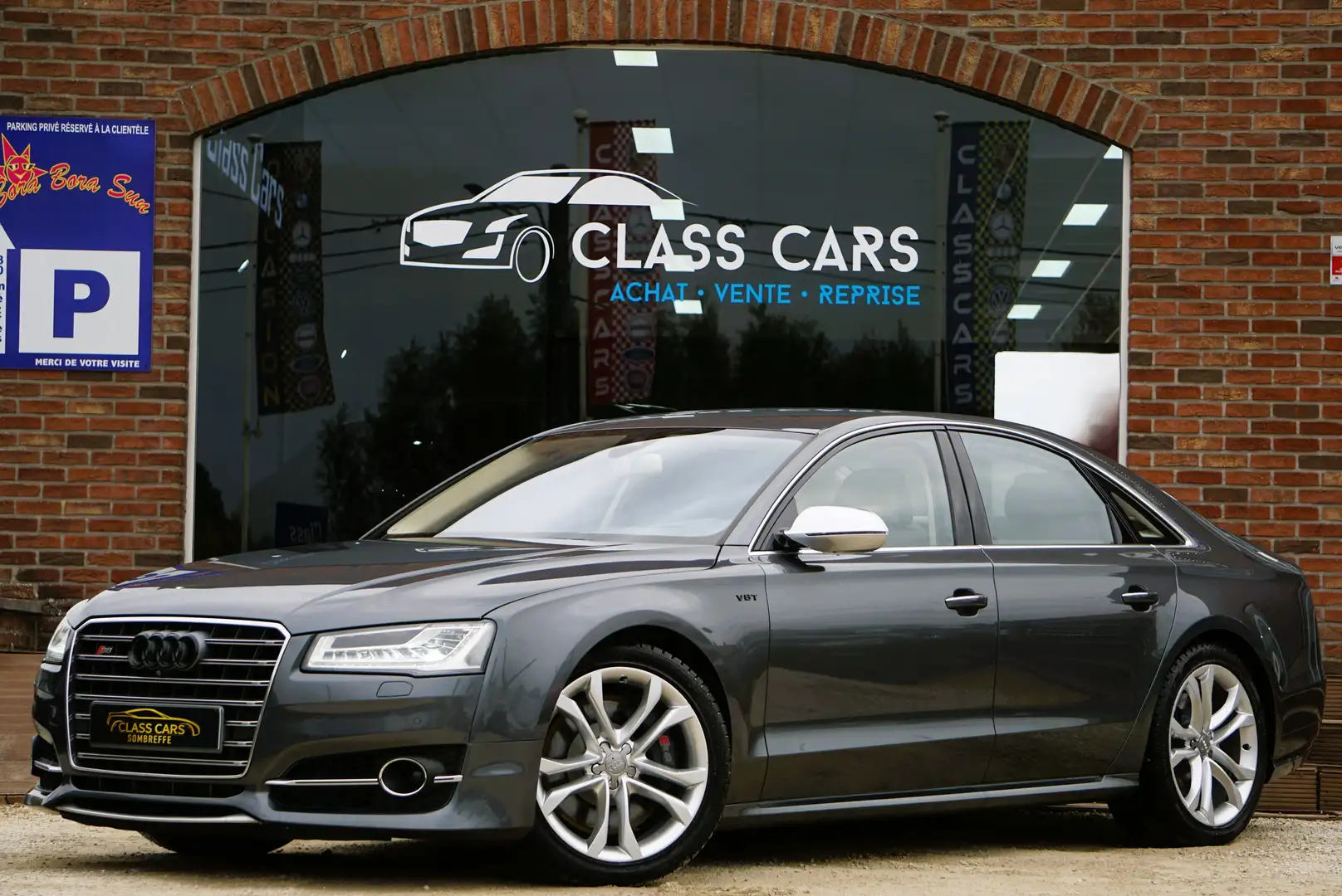 Audi S8 4.0 V8 TFSI SELECTION DESIGN SOFT CLOSE ACC CAM360 Grijs - 1