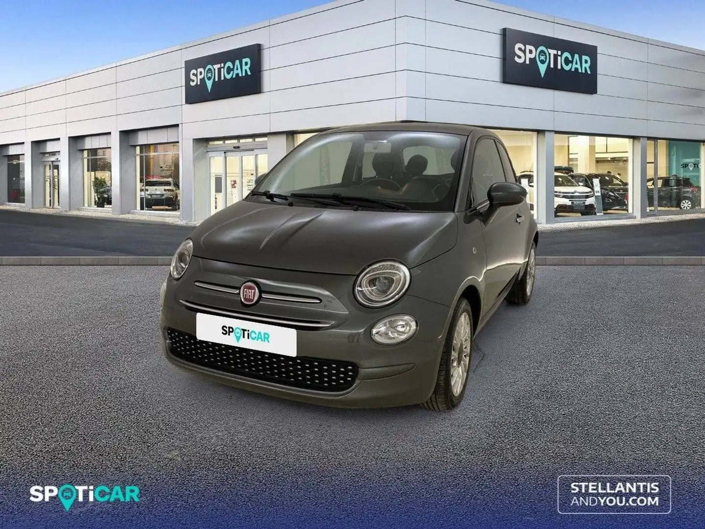 Fiat 500 1.2 Lounge Gris - 1