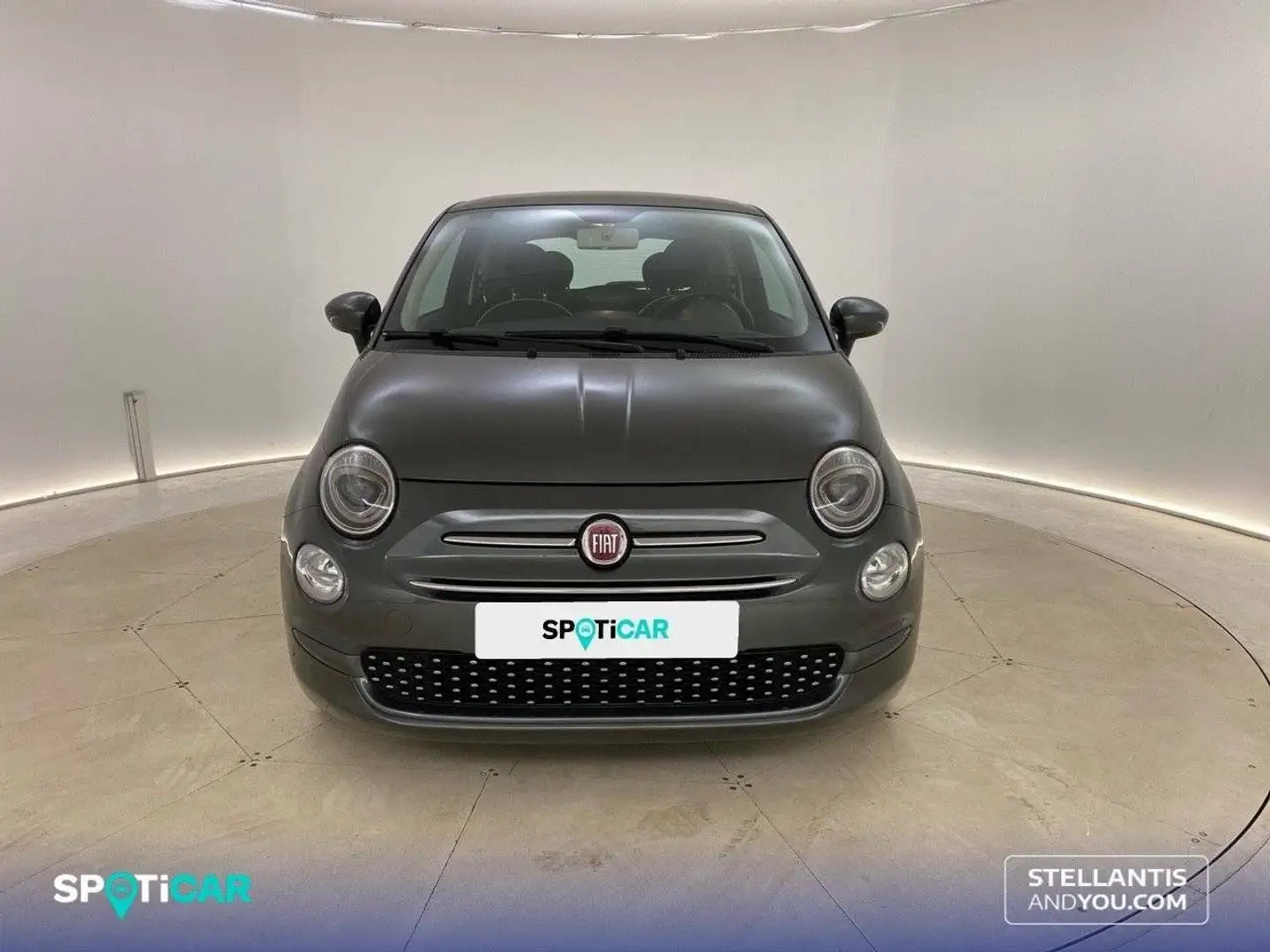 Fiat 500 1.2 Lounge Gris - 2