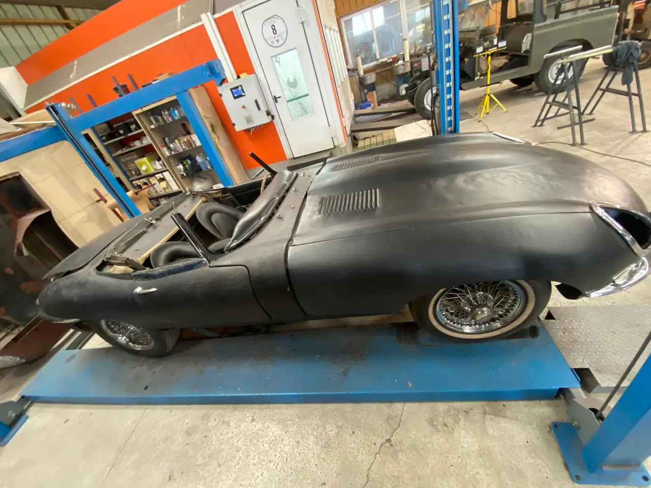 Jaguar E-Type Series 1 - 3.8 - OTS - Engine Matching numbers, foto 4