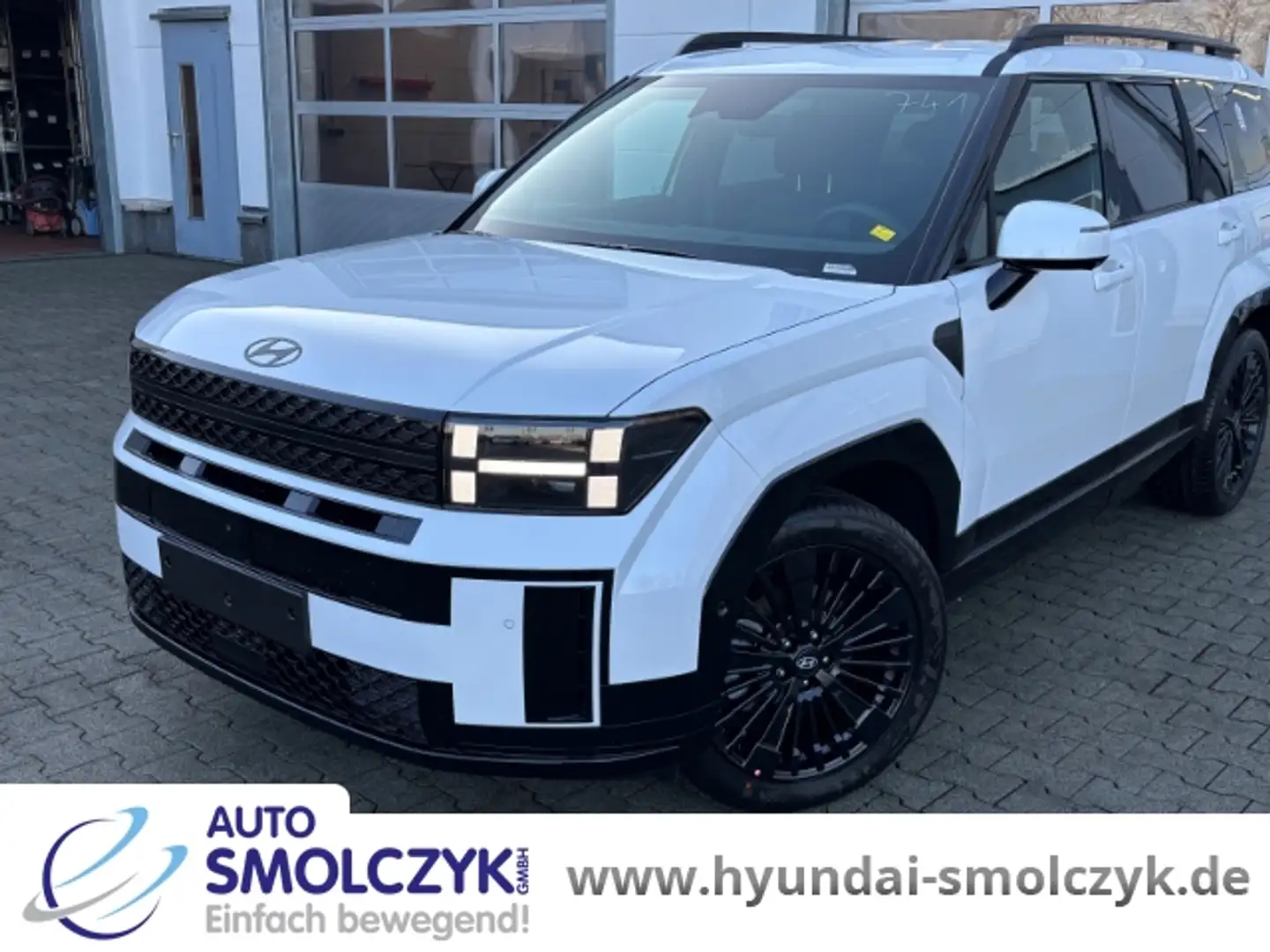 Hyundai SANTA FE 1.6 T-GDI Plug-In Hybrid 212 kW 4WD BLACKLINE+HEAD Blanco - 1