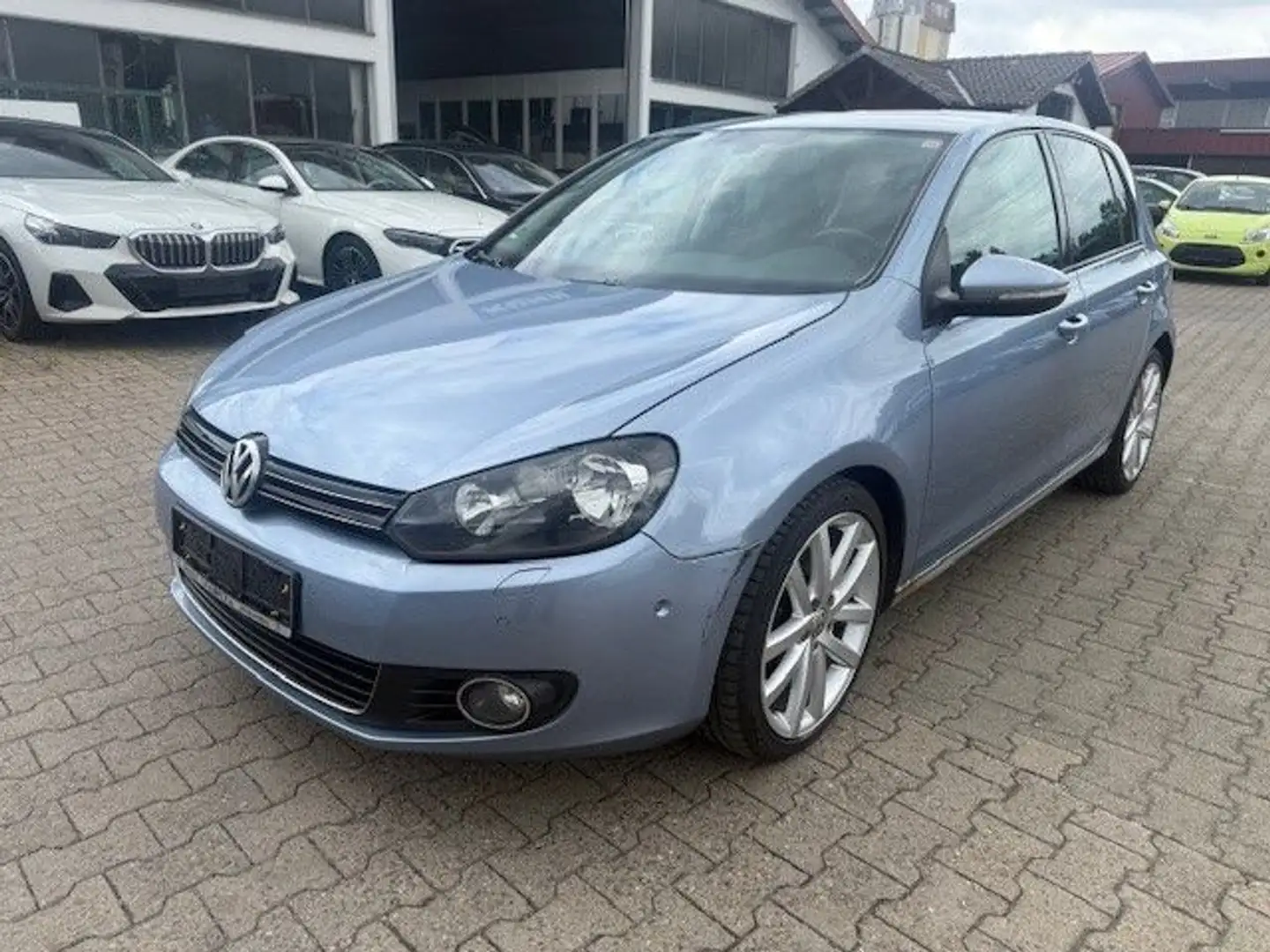 Volkswagen Golf VI Highline 4Motion AHK LEDER NAV STANDHEIZ Blau - 1