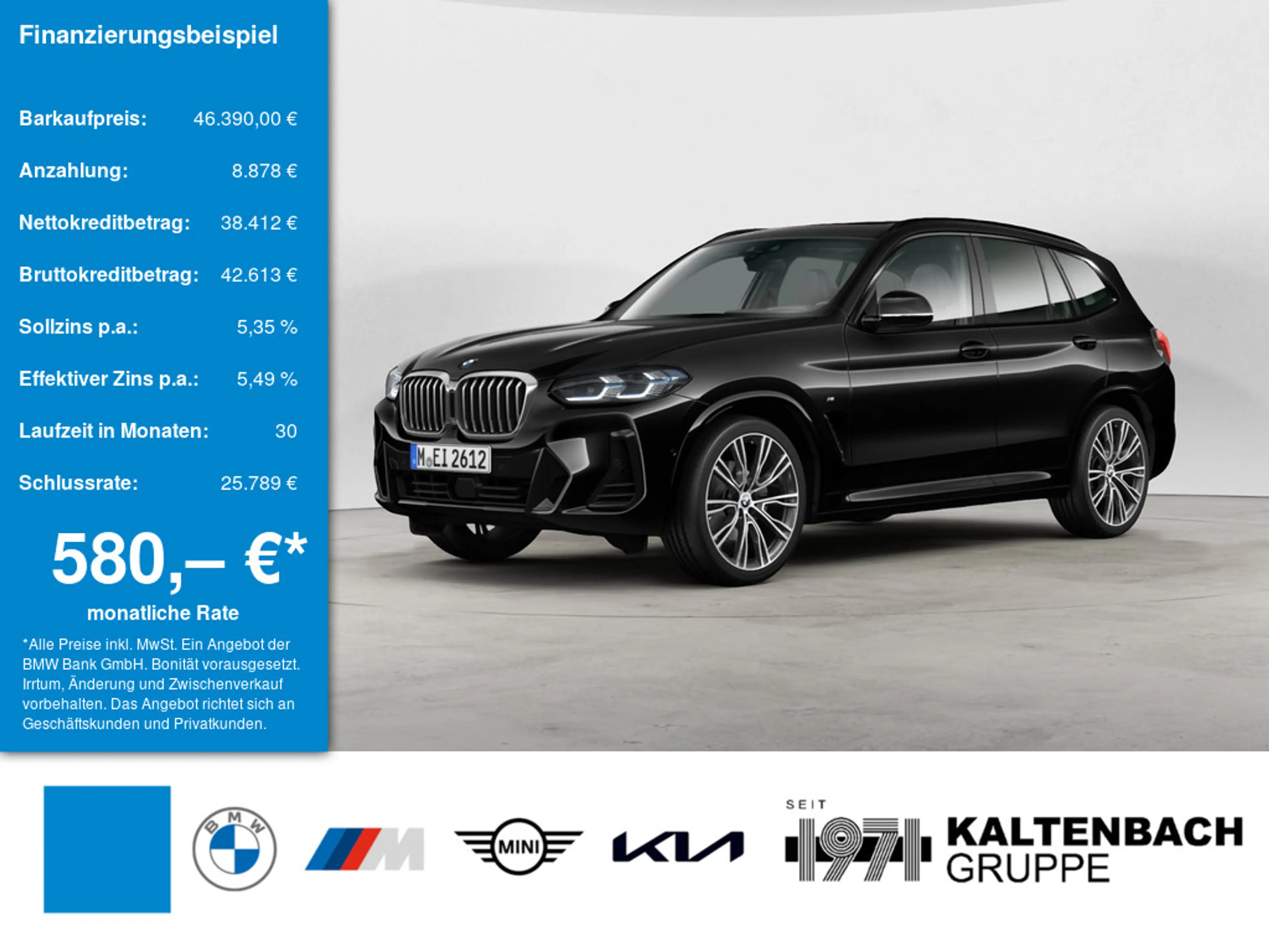 BMW X3 xDrive 30d M-Sport FACEL. PANO AHK HUD LED