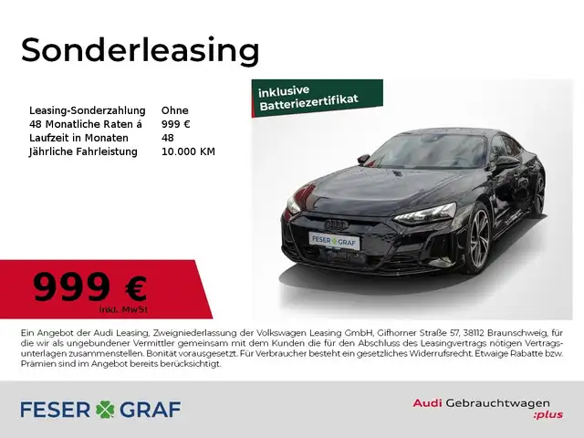 Audi e-tron GT LED/ACC/HuD/B&O/Pano/Kameras