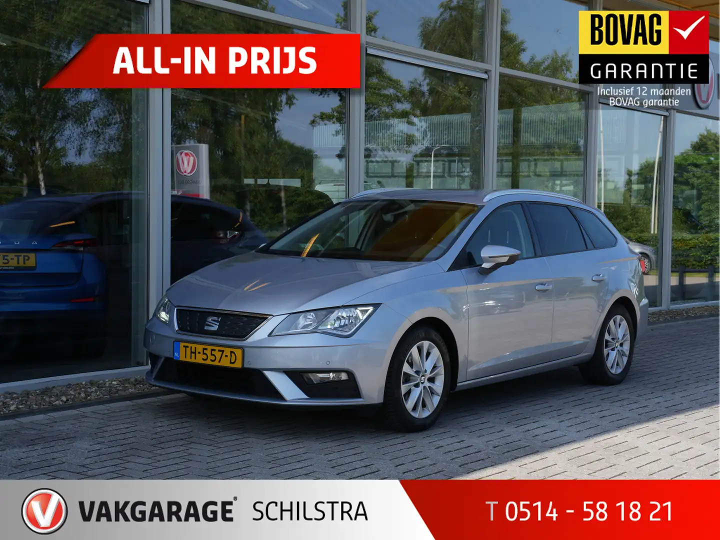 SEAT Leon ST 1.0 EcoTSI Style Business Intense | Keyless | D Grijs - 1