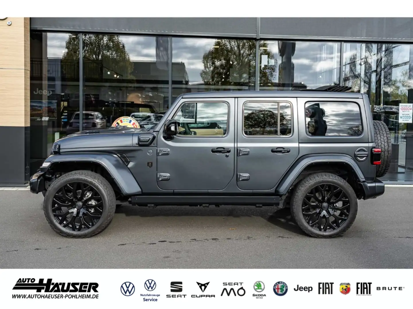 Jeep Wrangler BRUTE Richmond Custom PHEV 4xe SKY-ONE NAVI KAMERA Zwart - 2