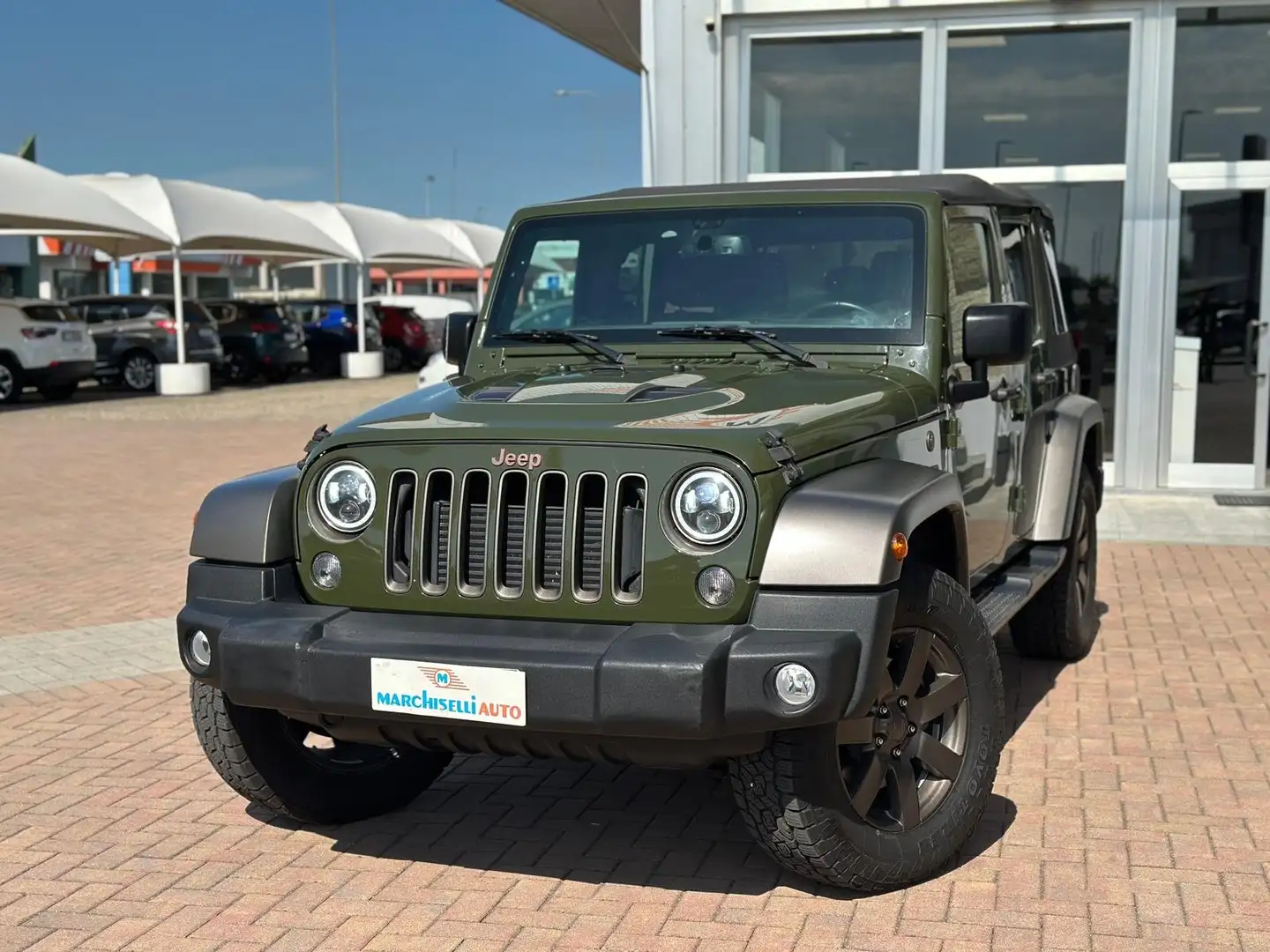 Jeep Wrangler III Unlimited 2.8 crd 75th Anniversary auto Verde - 1