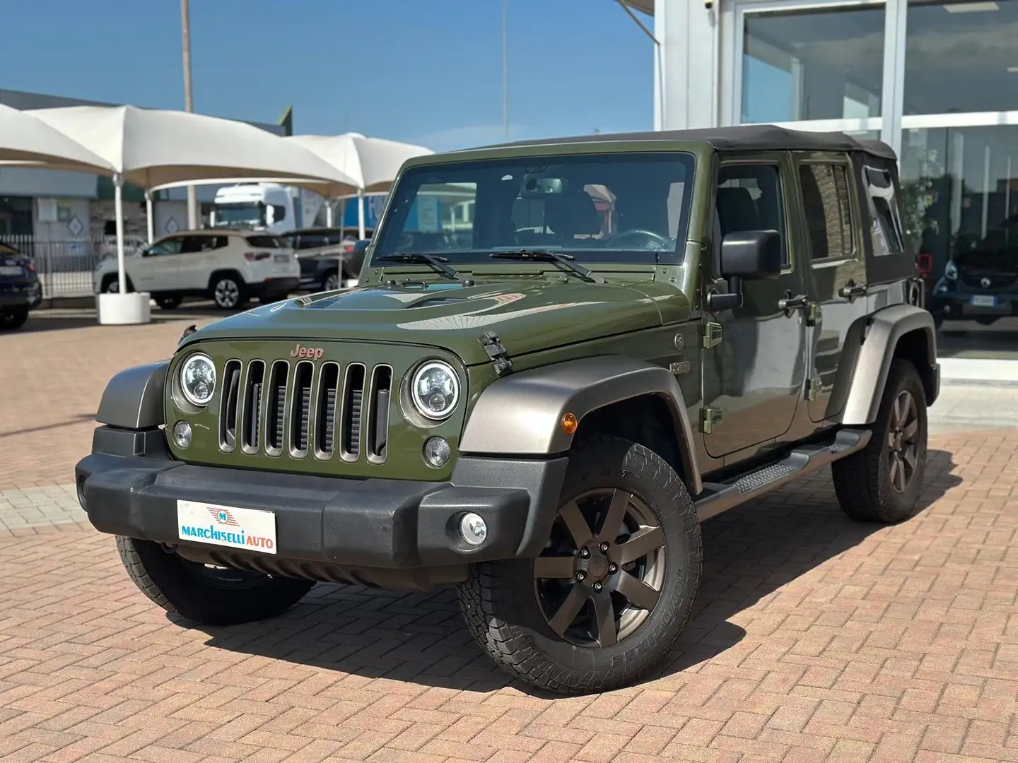 Jeep Wrangler III Unlimited 2.8 crd 75th Anniversary auto Verde - 2