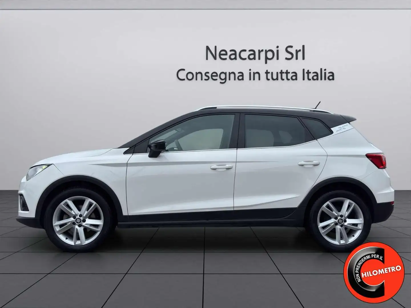 SEAT Arona 1.0TGI FR-CERCHI17-CRUISE-NAVI-SENSORI-DIURNI LEED Bianco - 2