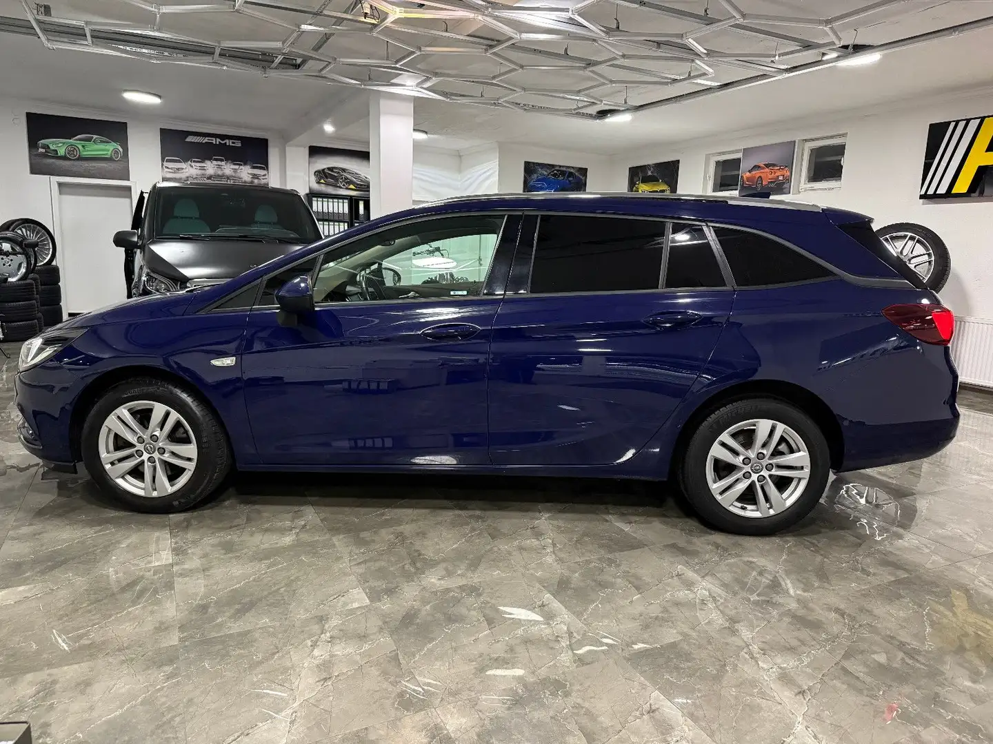 Opel Astra K 1,6 CDTI Sports Tourer Automatik Totwink Blau - 2