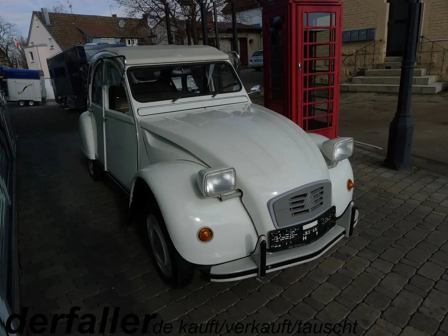 Citroen 2CV Ente 10.000 km orig. deutsche Auslieferung Weiß - 1