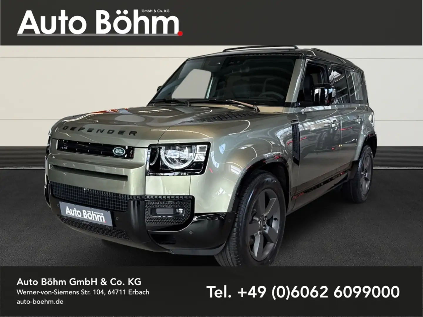 Land Rover Defender 110 D250 SE X-Dynamic+AHK+Pano+Matrix+My25 Grün - 1