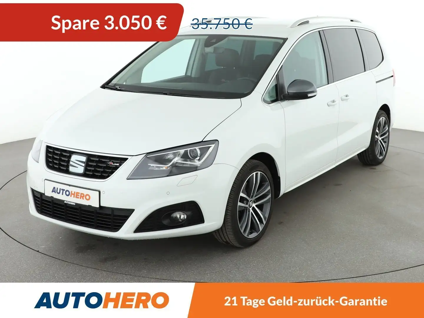 SEAT Alhambra 1.4 TSI FR-Line Aut.*NAVI*ACC*PDC*SHZ*ALU* Weiß - 1