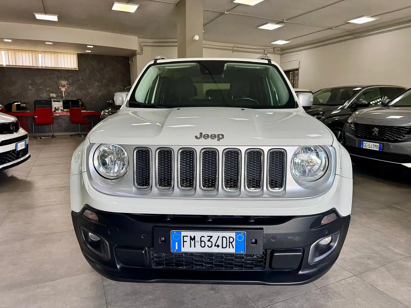 Jeep Renegade 2.0 Mjt 140CV 4WD Auto Limited 2017 Bianco - 2