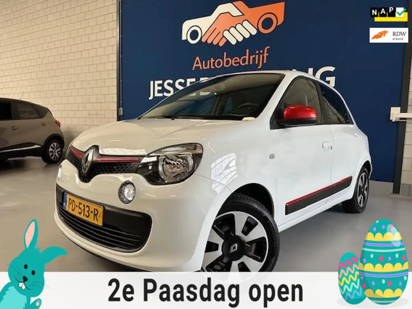 Renault Twingo 1.0 SCe Collection/bj.2017/ kleur:wit/ Airco/ Voll Wit - 1