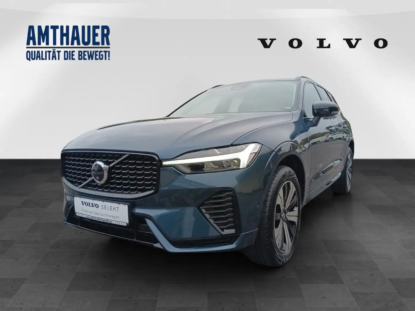 Volvo XC60 T6 Plus Dark AWD 360°/Head-up/Panorama Blau - 1