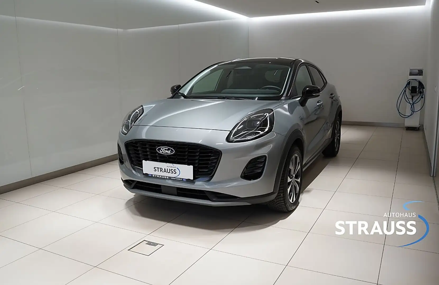 Ford Puma 1,0 EcoBoost Hybrid Titanium Aut. 125PS Silber - 1