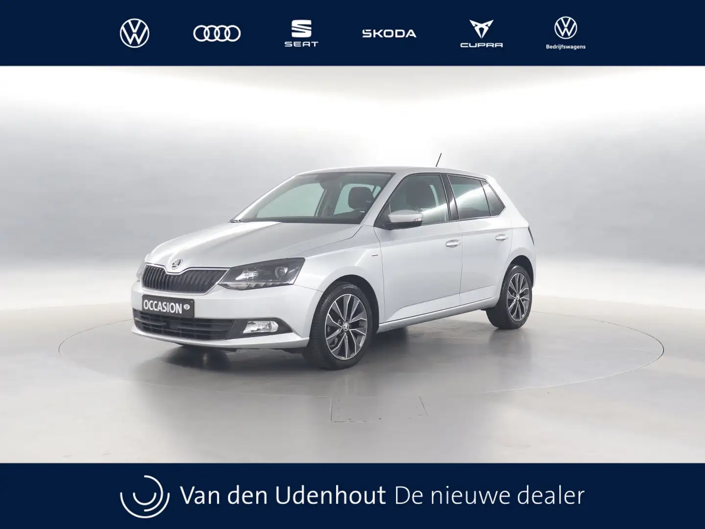 Skoda Fabia 1.0 TSI 90pk Drive / Navigatie / Parkeersensoren Grijs - 1