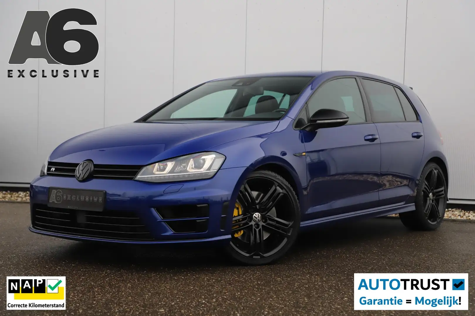 Volkswagen Golf 2.0 TSI R 4Motion 301PK DSG Automaat DCC Lederen B Blau - 1