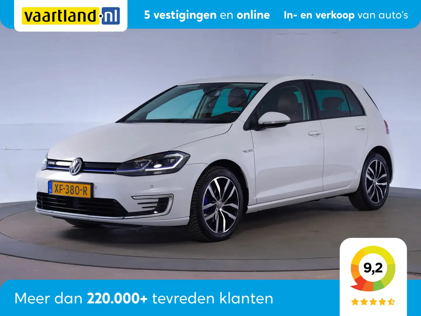 Volkswagen e-Golf e-Golf[ Apple CarPlay Airco LED koplampen] Weiß - 1