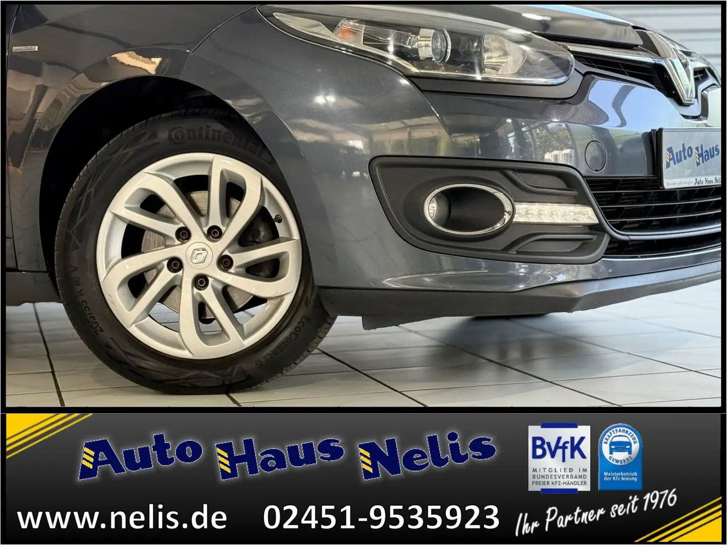 Renault Megane 1,5 dCi 110 FAP Grandtour Limited Navi PD Grey - 2
