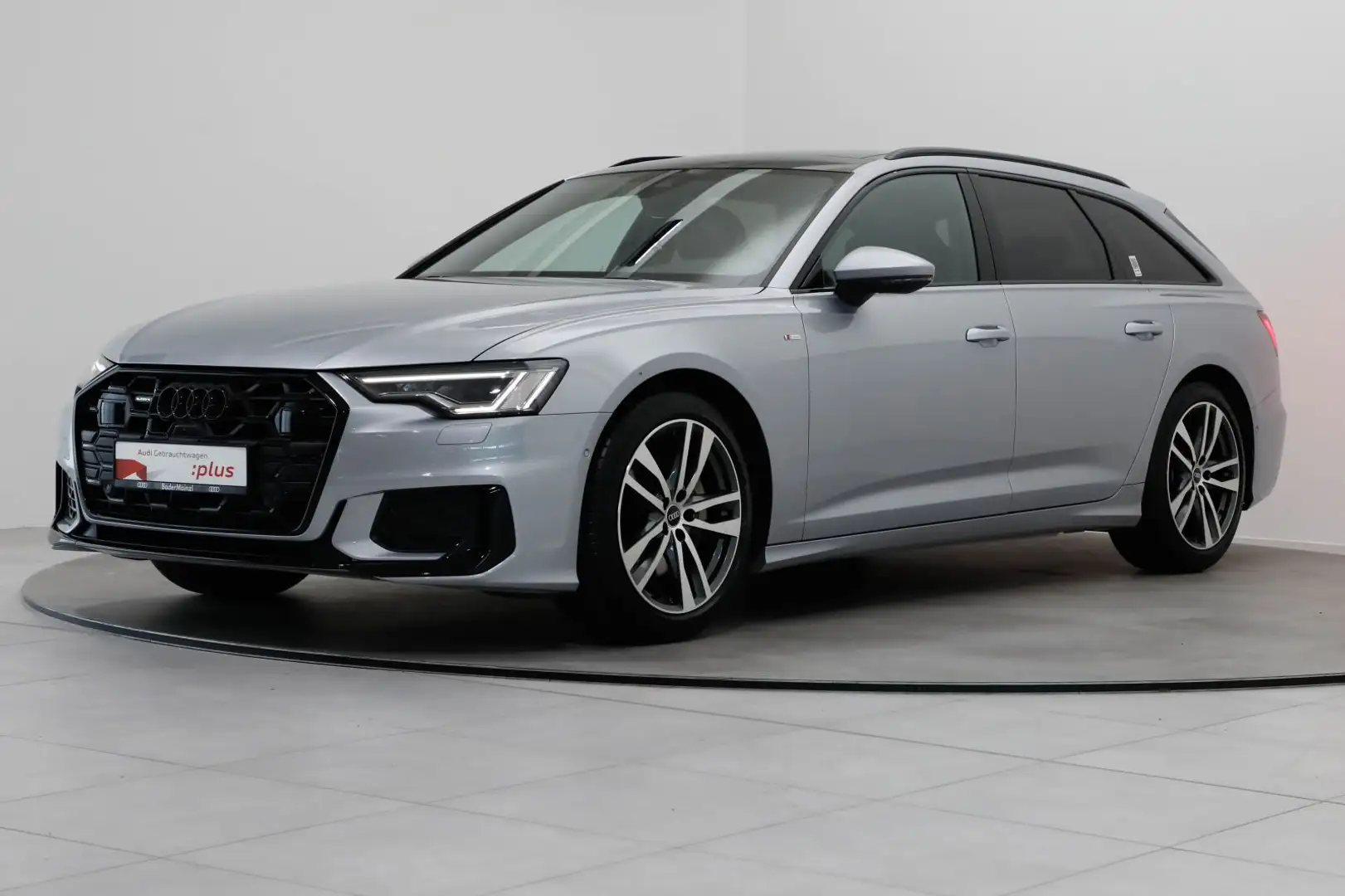 Audi A6 50 TDI quattro S line AHK Pano Matrix Silber - 2