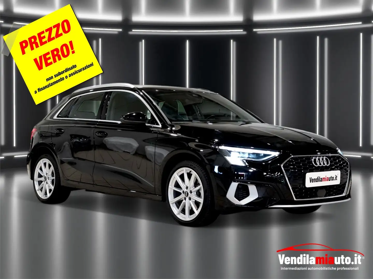 Audi A3 SPB 40 150 CV TFSI e S tronic S line edition Nero - 1