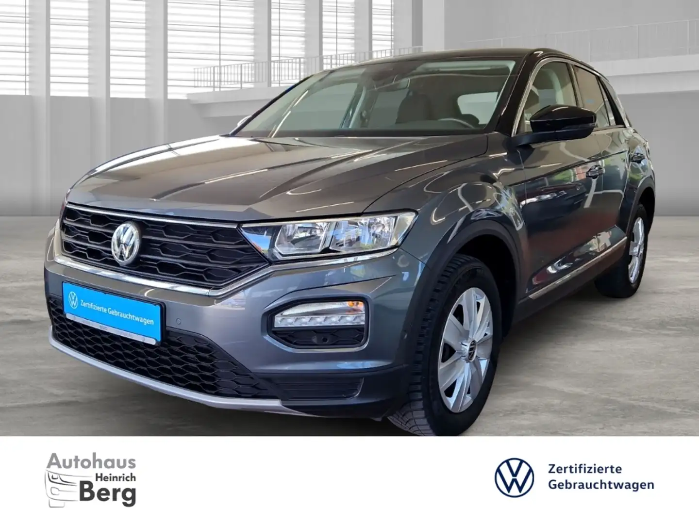 Volkswagen T-Roc IQ.DRIVE 1.6 TDI Navi Soundsystem ACC El. Heckklap Grau - 1