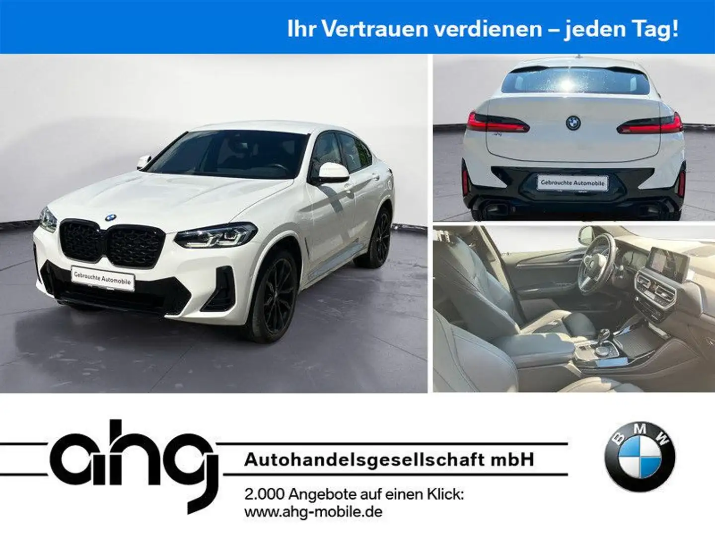 BMW X4 xDrive20d AT M Sportpaket Klimaaut. RFT Bianco - 1